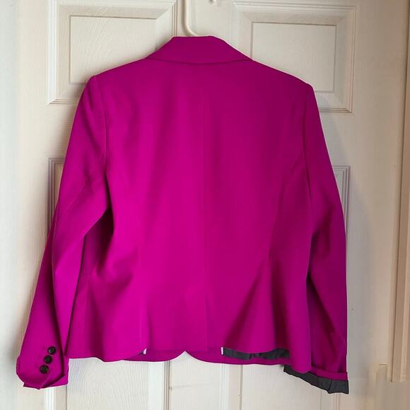 Worthington Extreme Orchid Blazer Pink Purple Size Petite Large Career Office - Picture 4 of 6